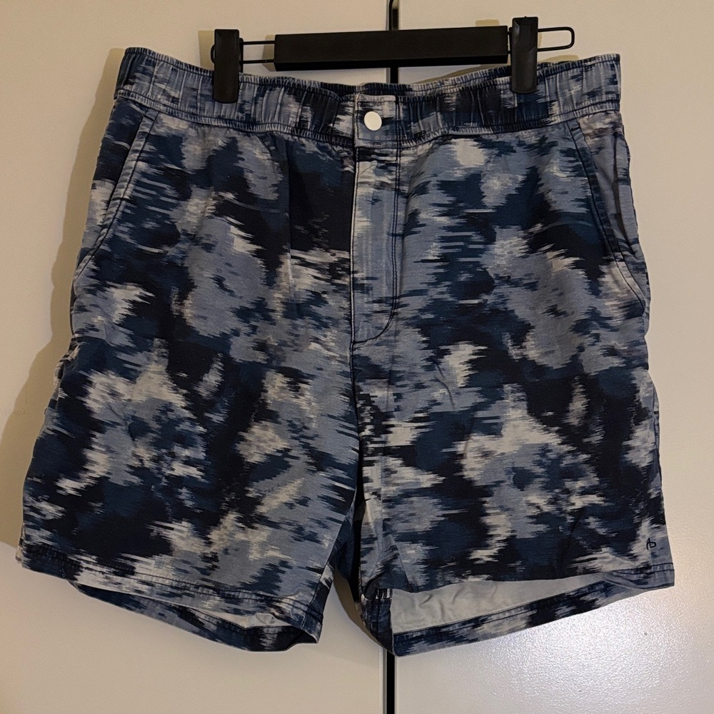 RAG & BONE : Blue Patterned Men's Shorts